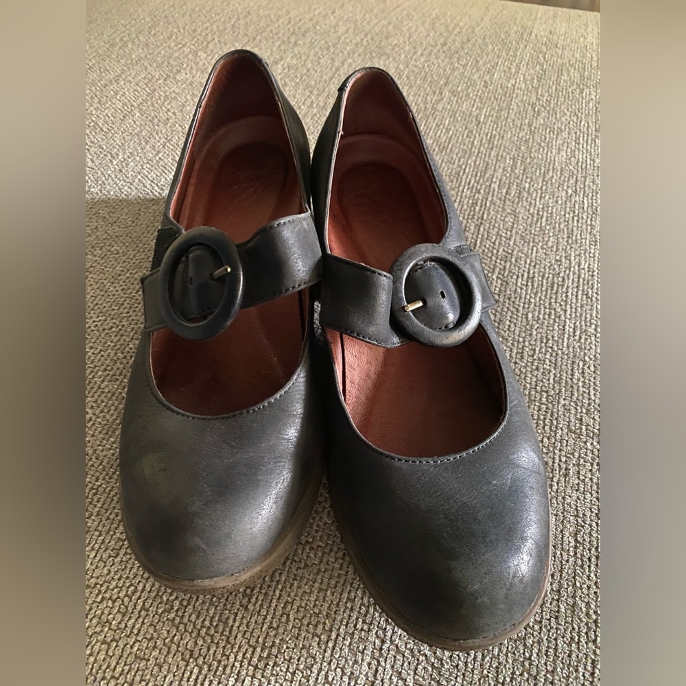 Dansko Mary Jane Pumps Black 38 7.5-8